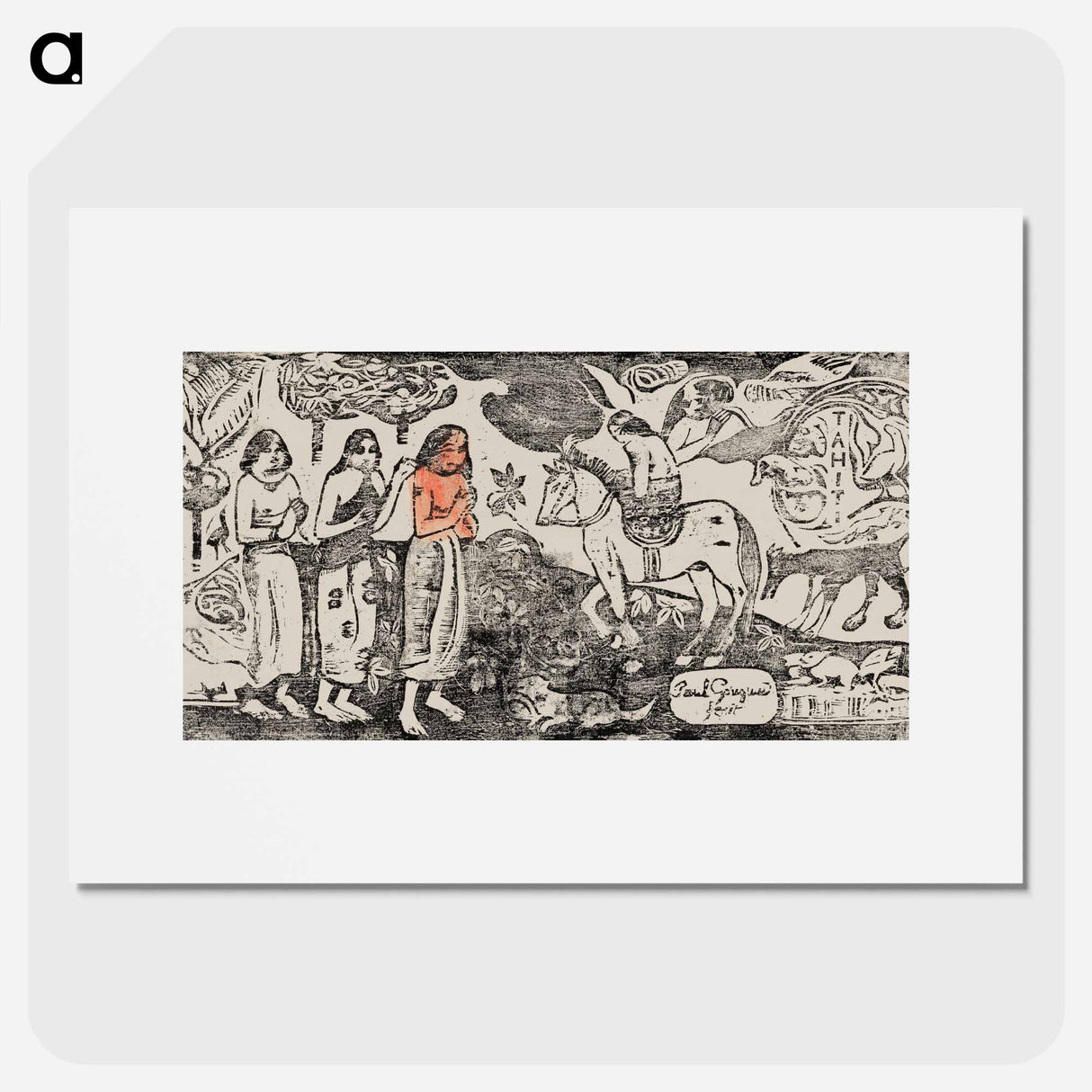 Change of Residence - Paul Gauguin Poster.