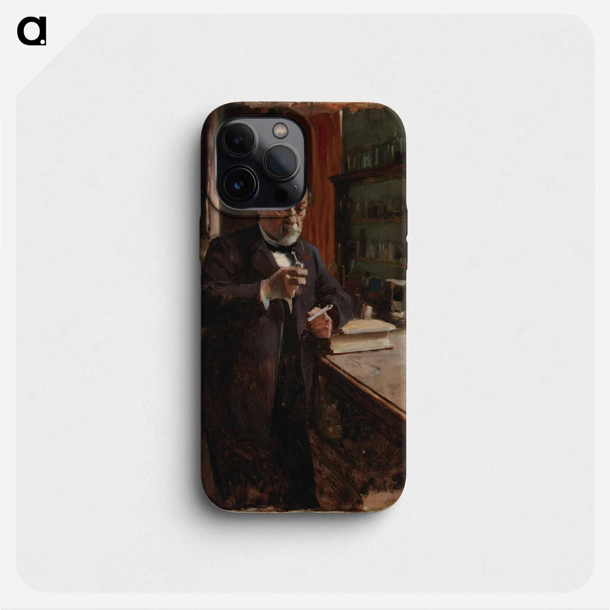 Portrait of Louis Pasteur, study - アルバート エーデルフェルト Phone Case.