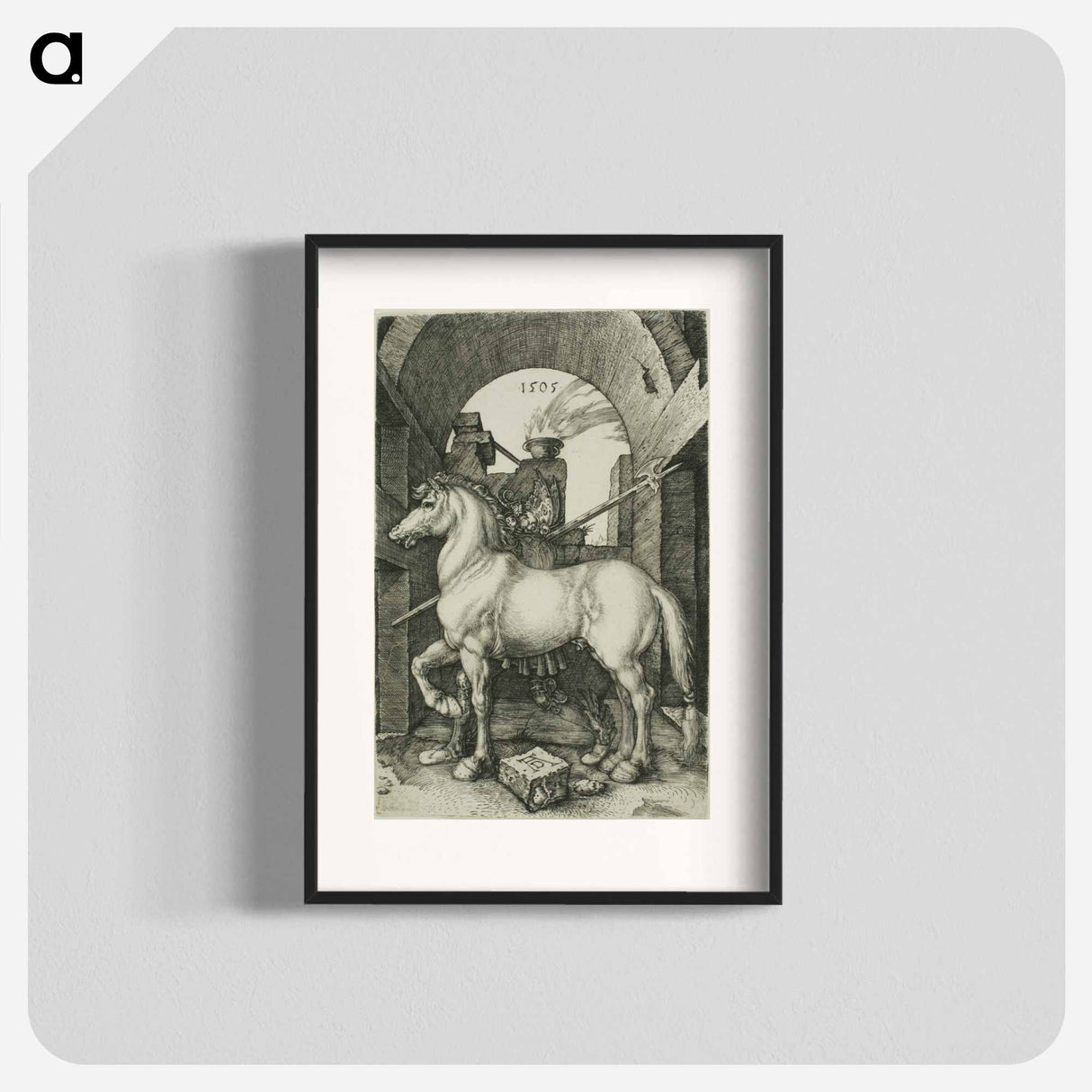 The Small Horse - アルブレヒト デューラー Poster.