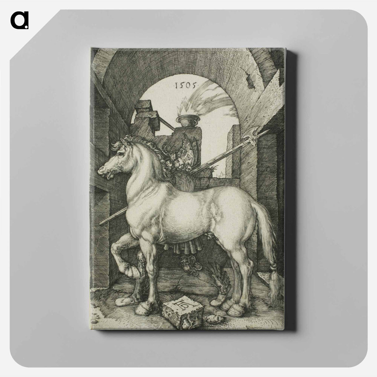 The Small Horse - アルブレヒト デューラー Canvas.