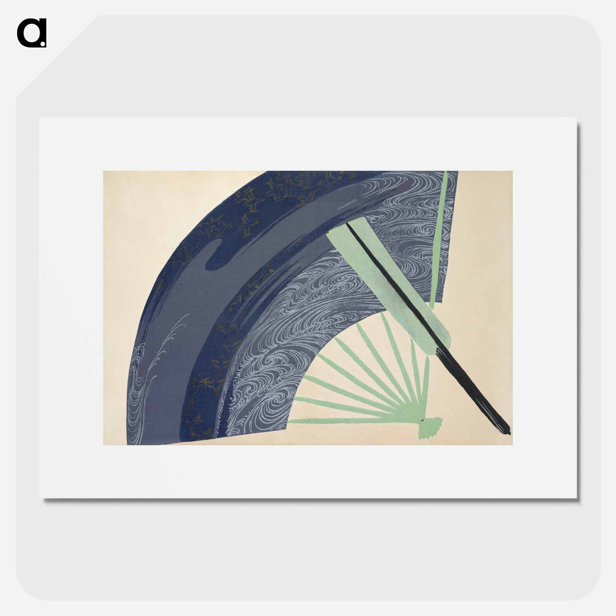 Fan from Momoyogusa–Flowers of a Hundred Generations - 神坂 雪佳 Poster.