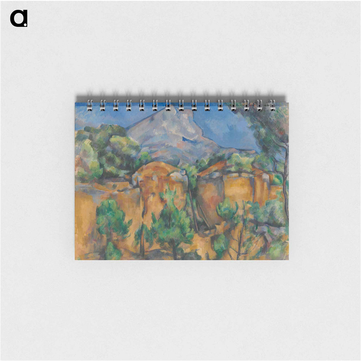 La Montagne Sainte-Victoire vue de la carrière Bibémus - ポール セザンヌ Memo.