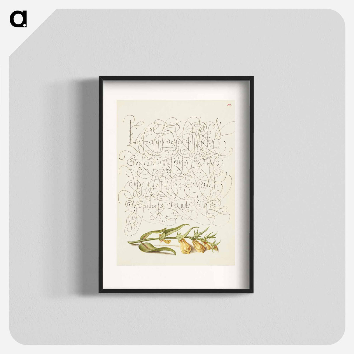 アートポスター-Cow Wheat from Mira Calligraphiae Monumenta
- 書道のお手本 Poster.