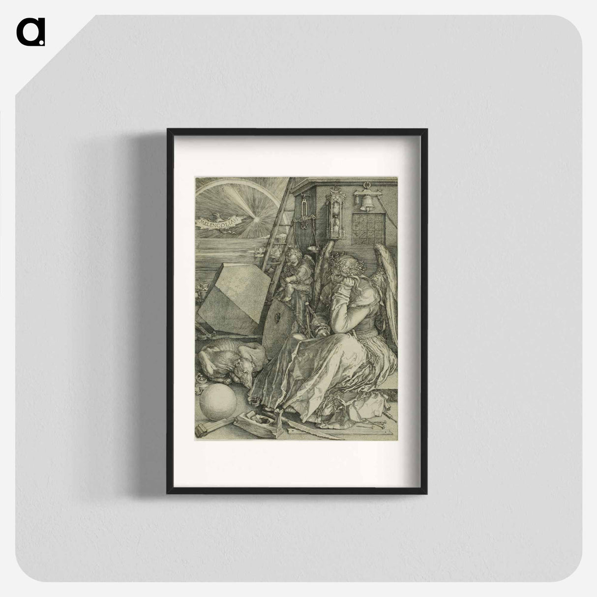 Melencolia I - アルブレヒト デューラー Poster.