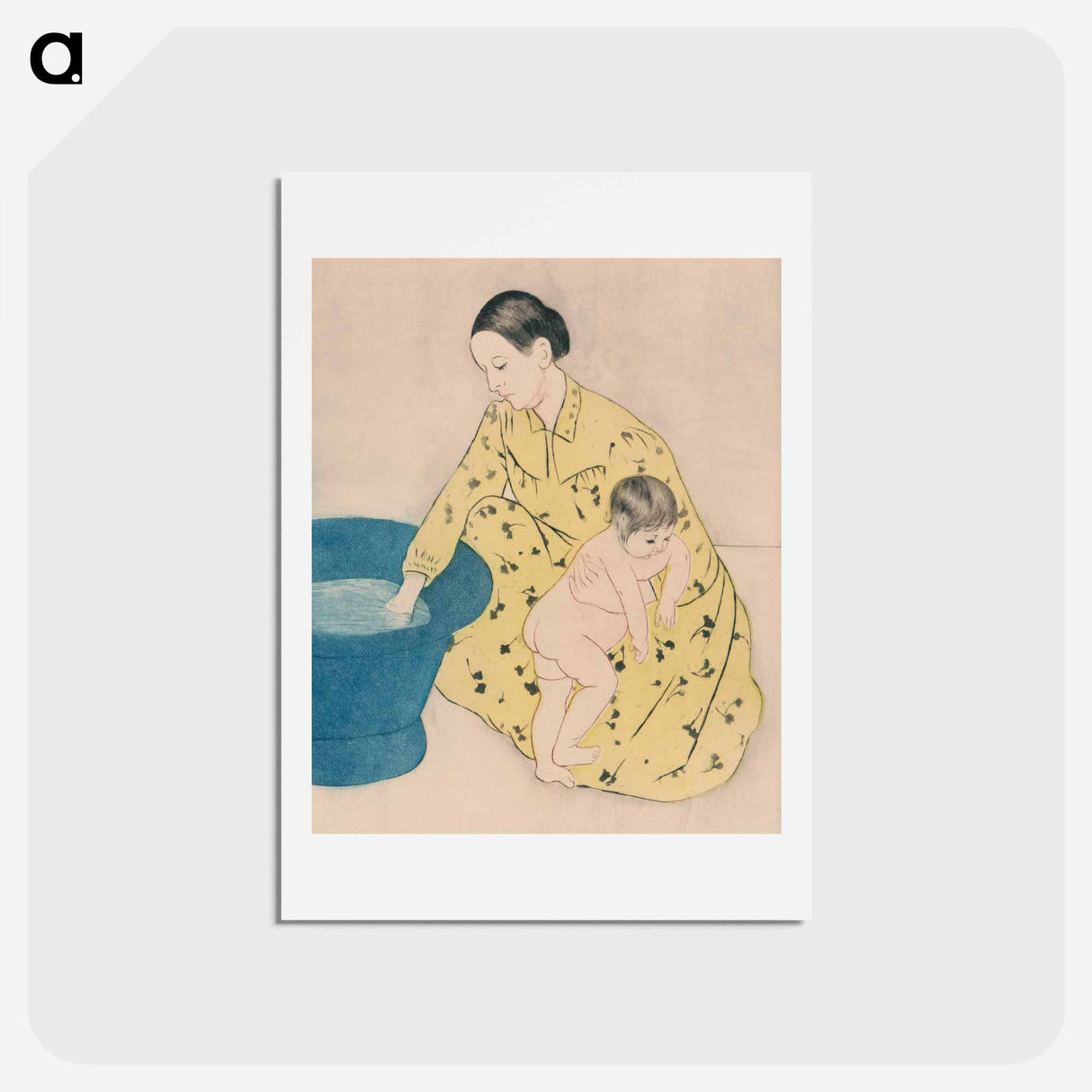アートポストカード-The Bath - メアリー カサット Postcard.