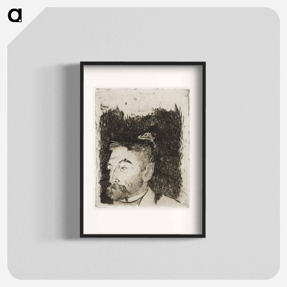 Portrait of Stéphane Mallarmé - Paul Gauguin Poster.