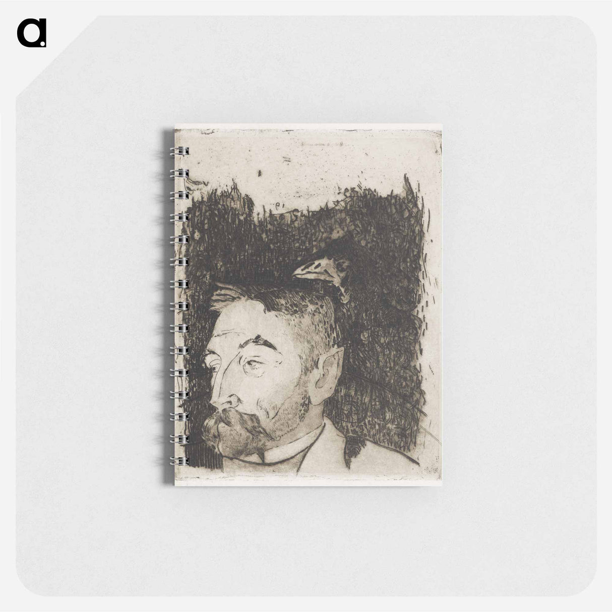 Portrait of Stéphane Mallarmé - ポール ゴーギャン Memo.
