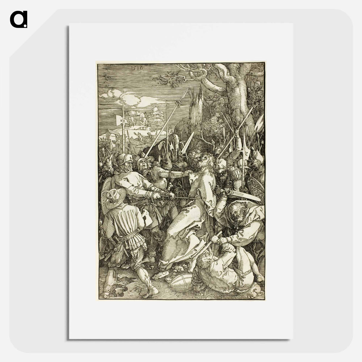 The Betrayal of Christ - アルブレヒト デューラー Poster.