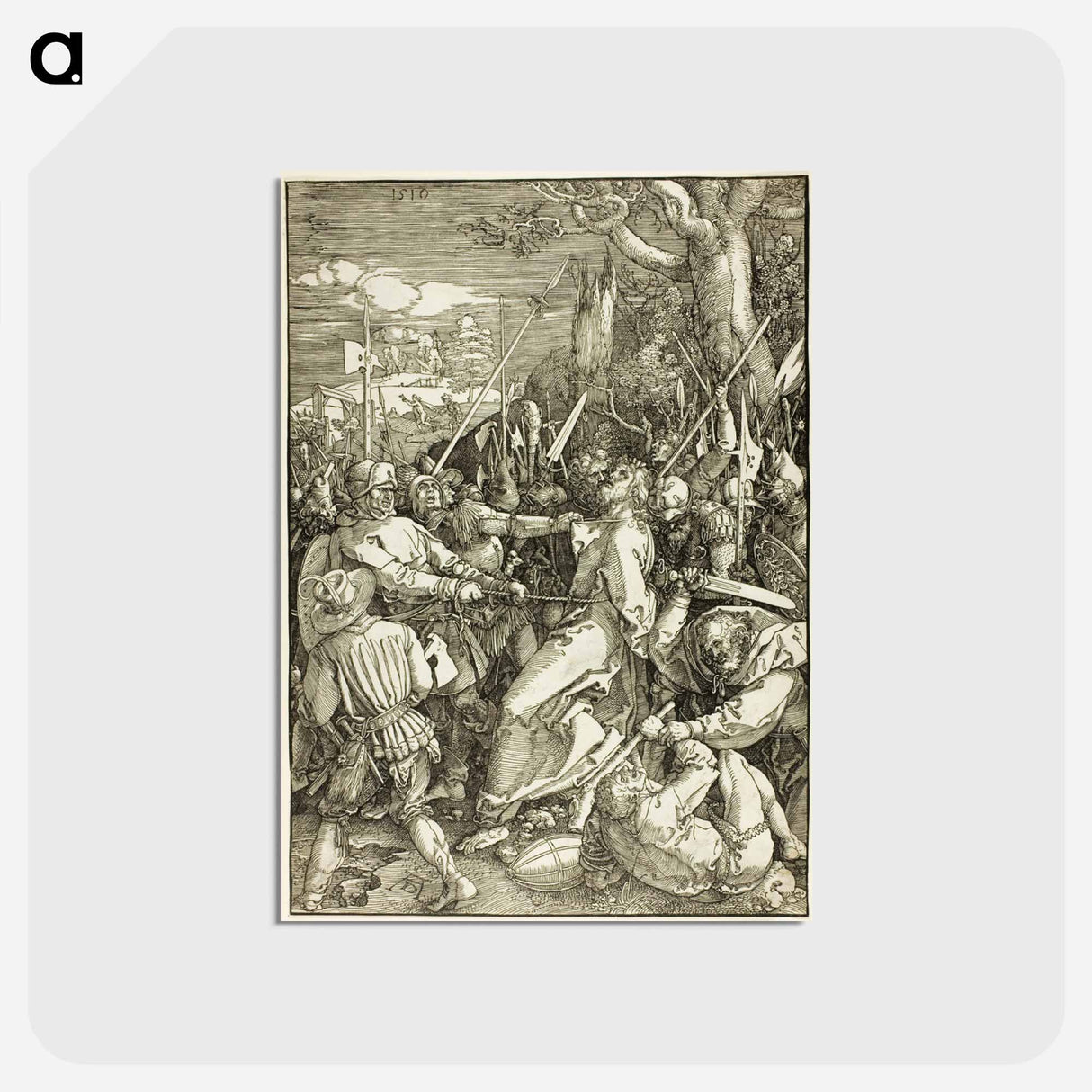 アートポストカード-The Betrayal of Christ - アルブレヒト デューラー Postcard.