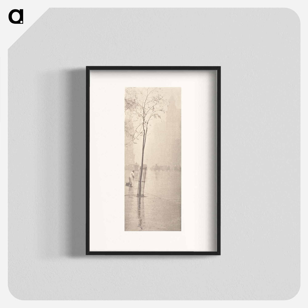 Spring Shower In New York - アルフレッド スティーグリッツ Poster.