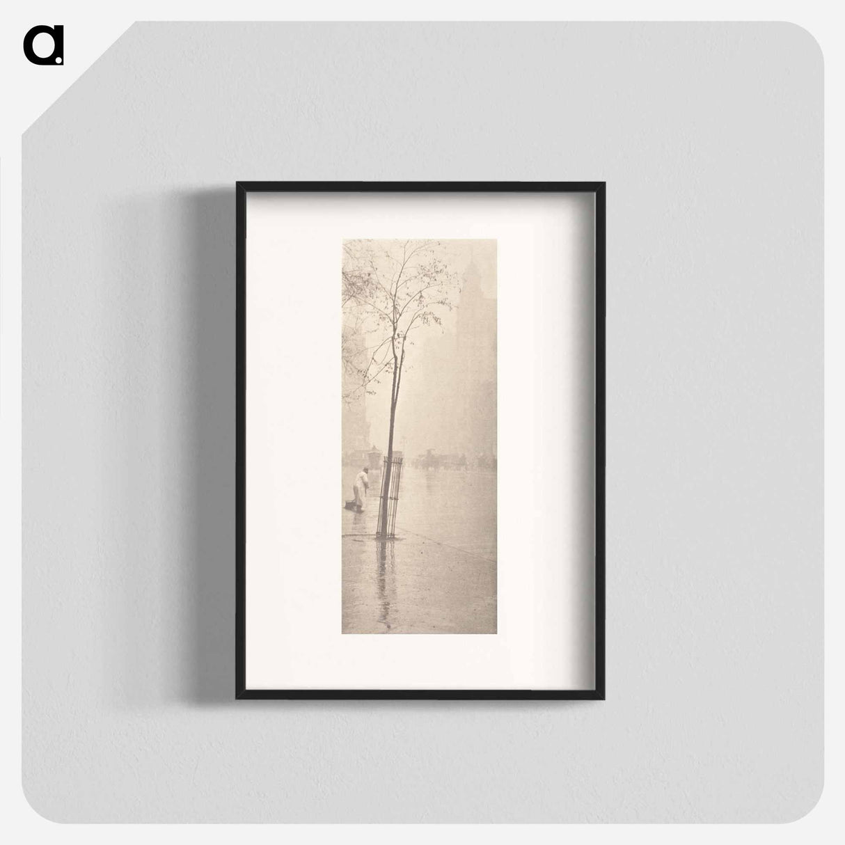 Spring Shower In New York - アルフレッド スティーグリッツ Poster.