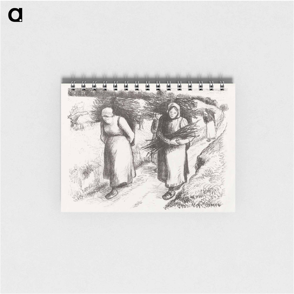 Firewood Carriers - カミーユ ピサロ Memo.