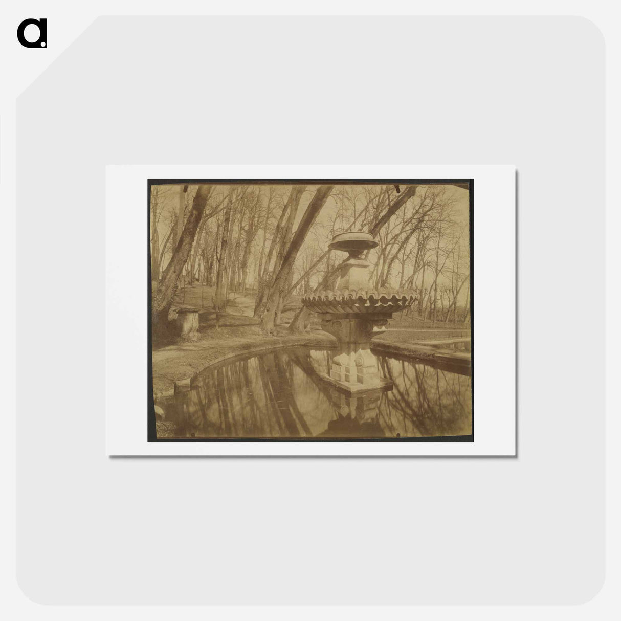 アートポストカード-Parc de Saint Cloud
- ウジェーヌ アジェ Postcard.