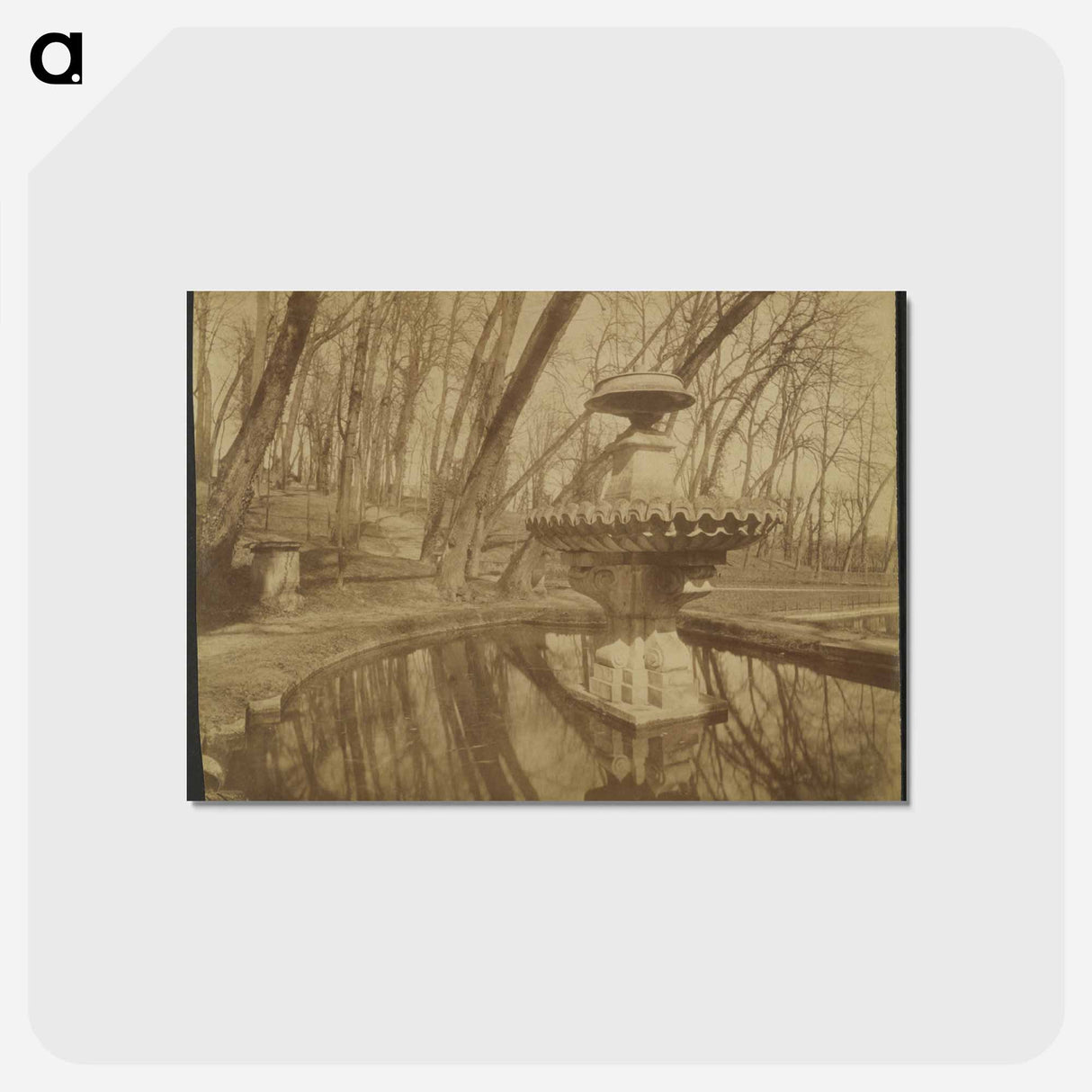 アートポストカード-Parc de Saint Cloud
- ウジェーヌ アジェ Postcard.