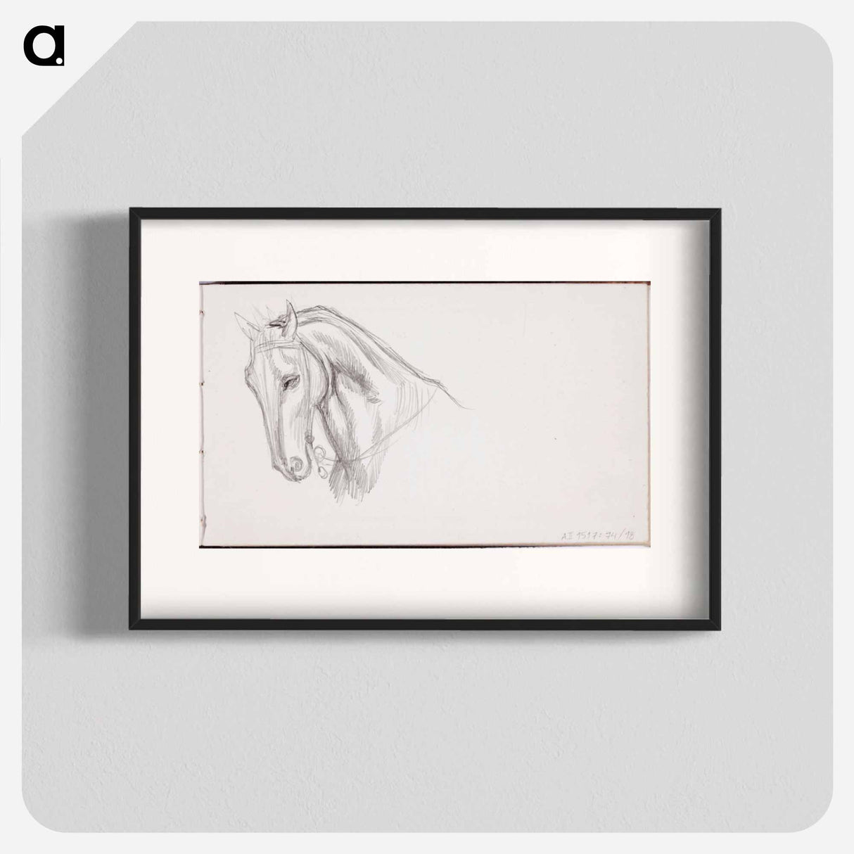 (unknown)part of a sketchbook - アルバート エーデルフェルト Poster.