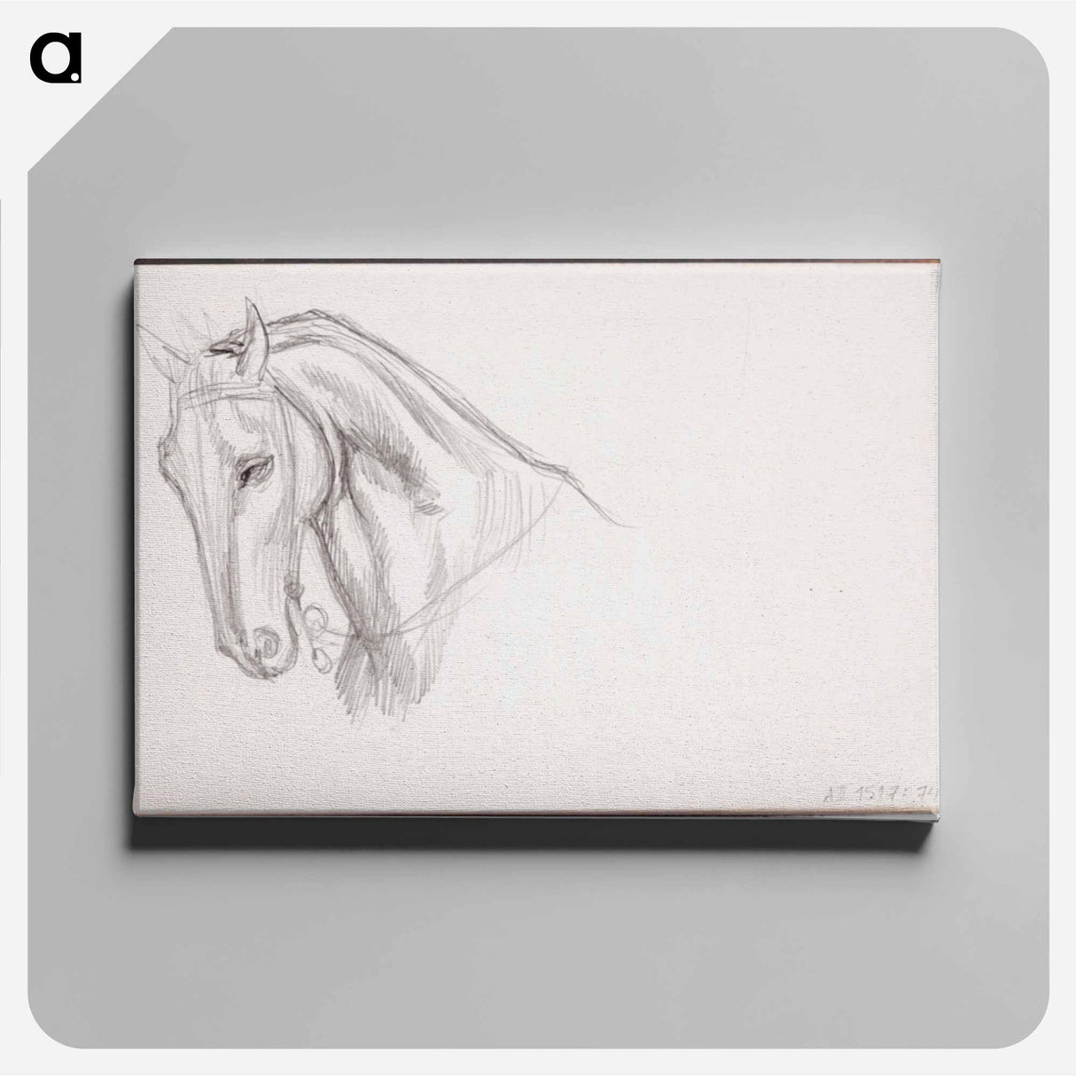 (unknown)part of a sketchbook - アルバート エーデルフェルト Canvas.