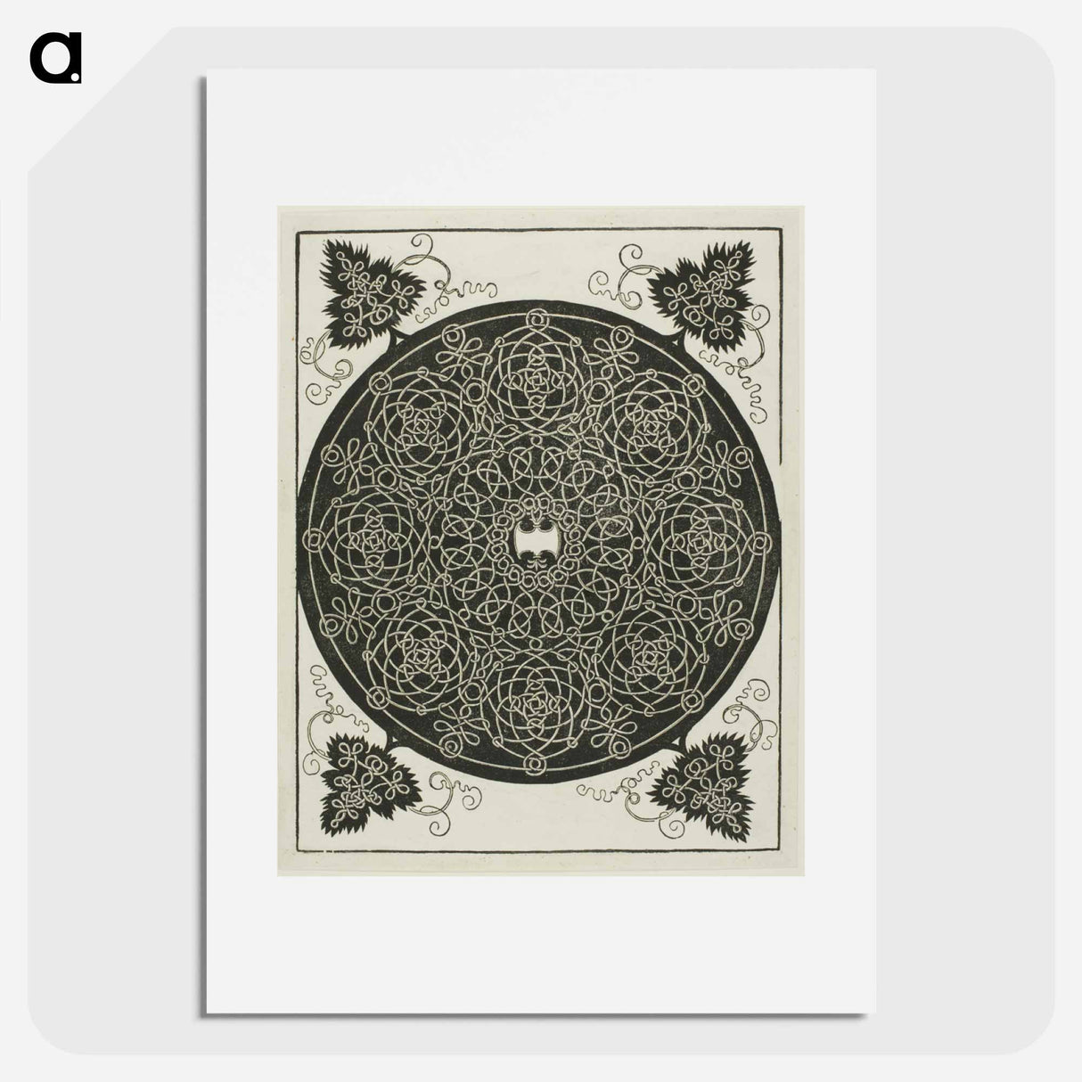 The Fifth Knot - アルブレヒト デューラー Poster.