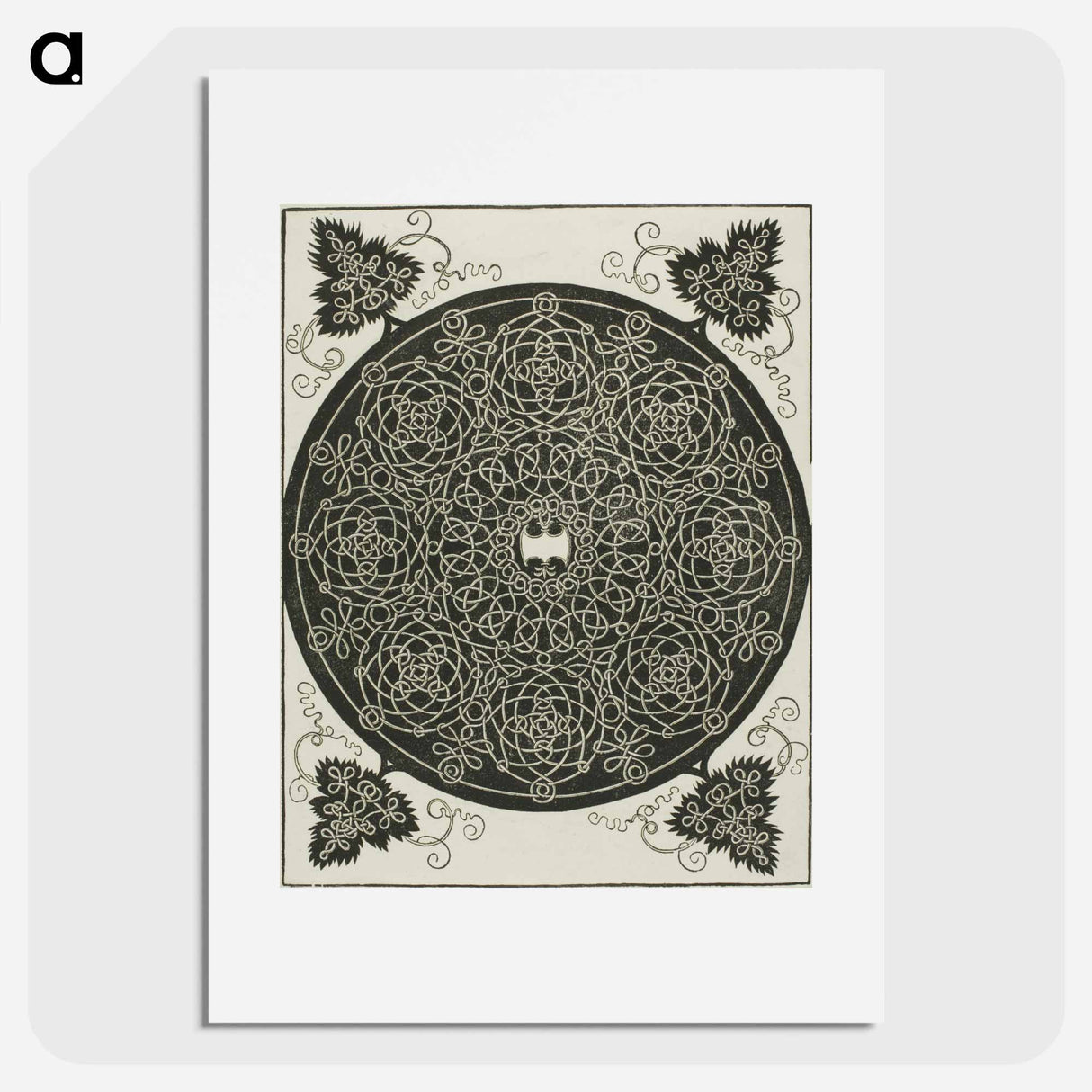 The Fifth Knot - アルブレヒト デューラー Poster.