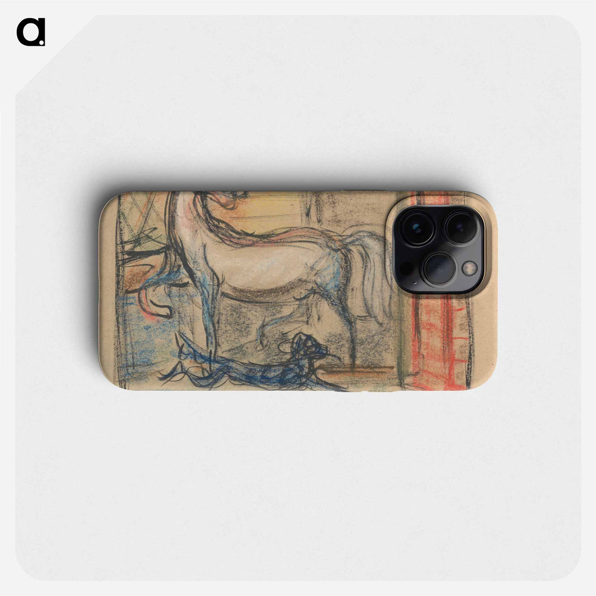 In the stables - アーノルド ピーター ワイズ クビンチャン Phone Case.