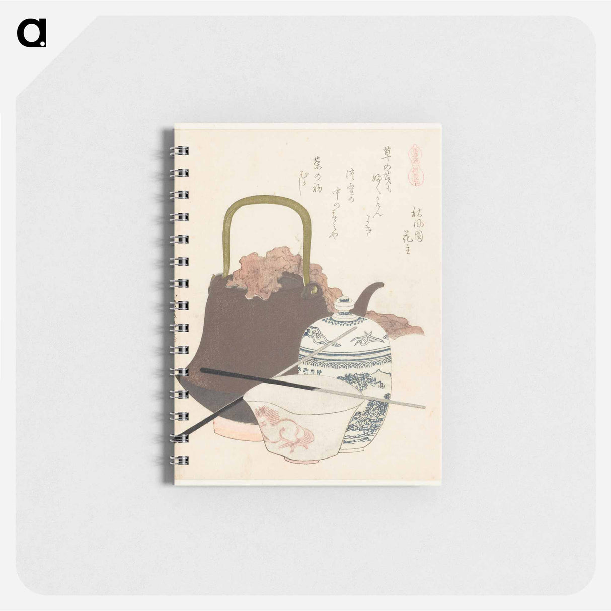 A comparison of Genroku poems and shells - 葛飾 北斎 Memo.