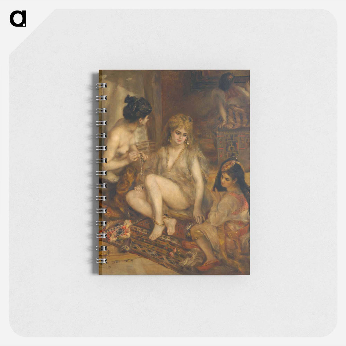 Parisiennes in Algerian Costume or Harem - ピエール オーギュスト ルノワール Memo.