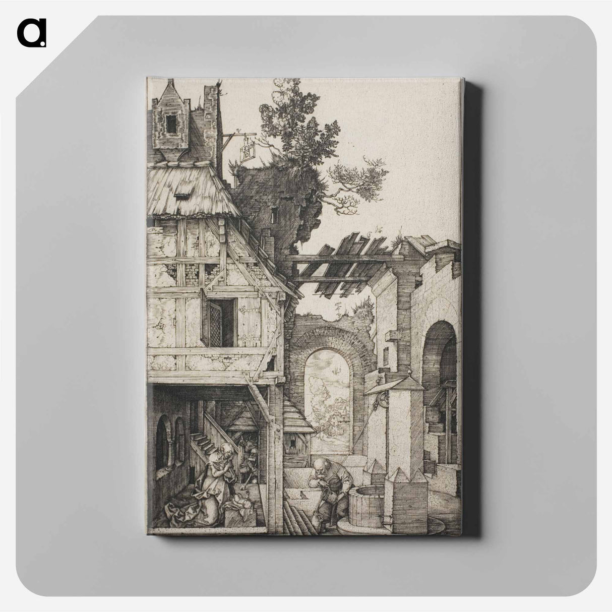 Nativity - アルブレヒト デューラー Canvas.