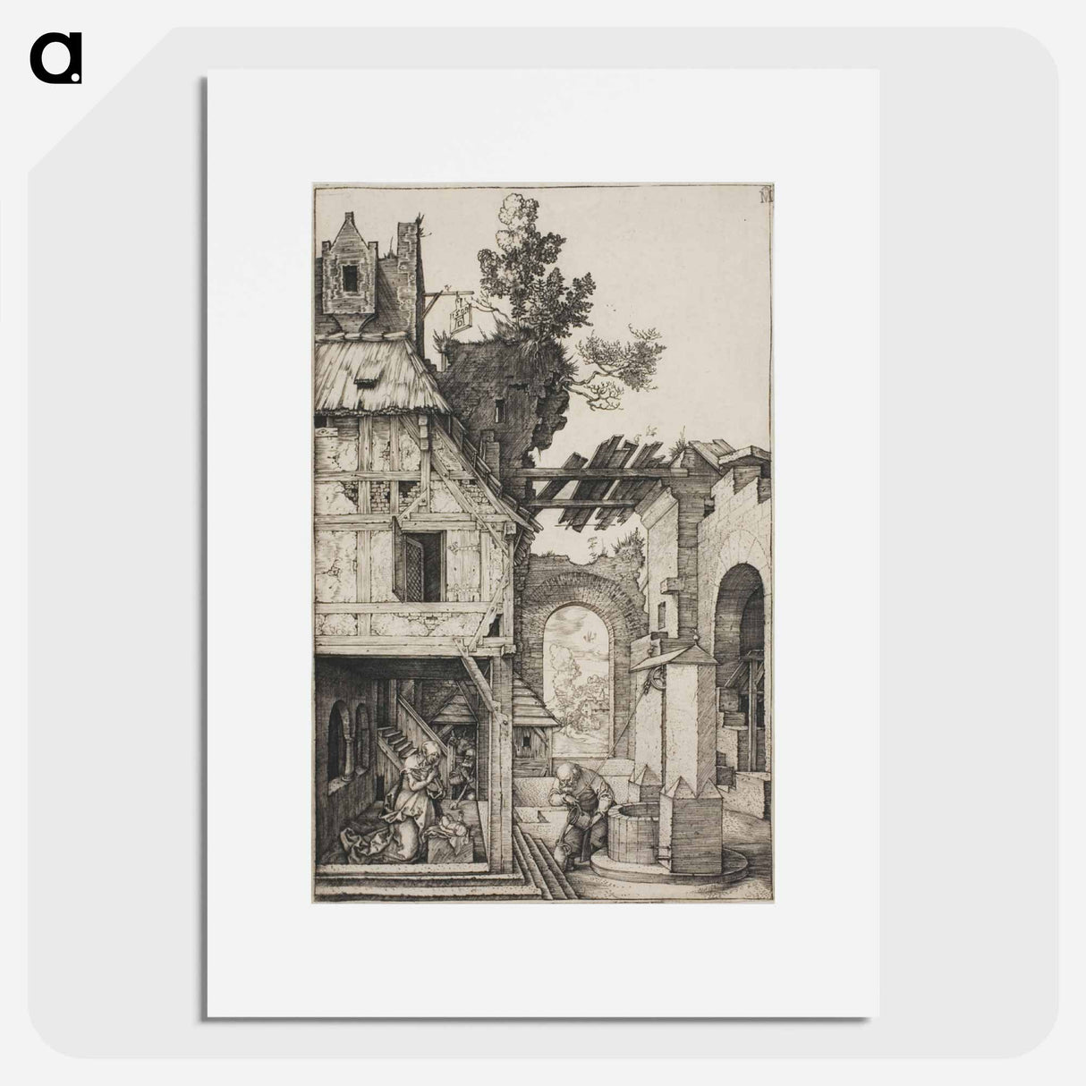 Nativity - アルブレヒト デューラー Poster.