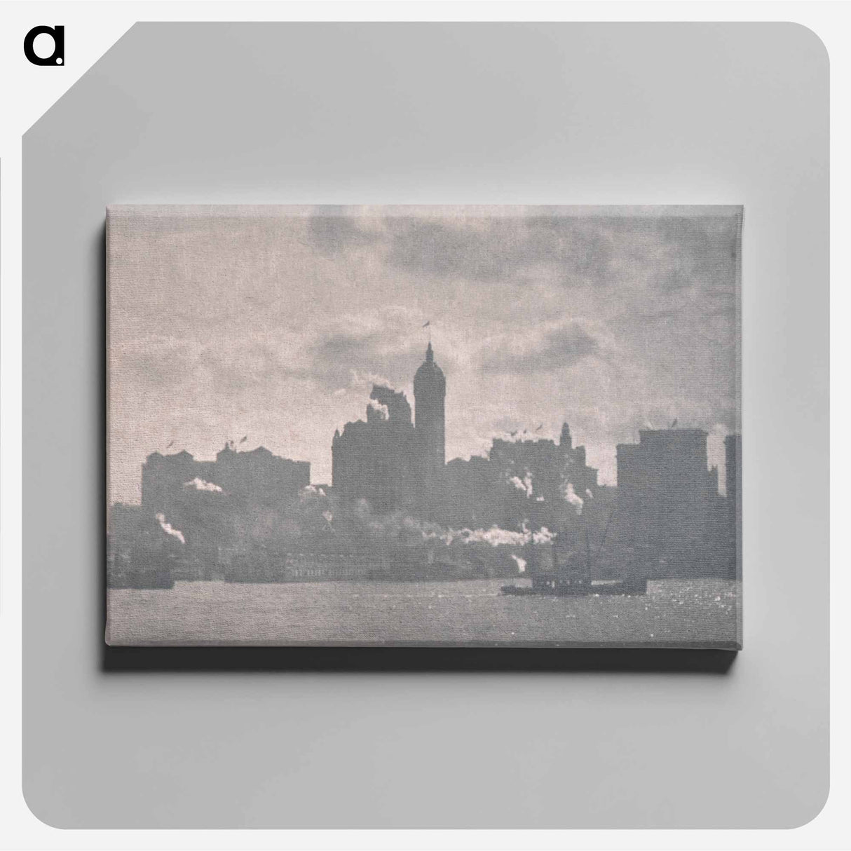 Lower Manhattan - アルフレッド スティーグリッツ Canvas.