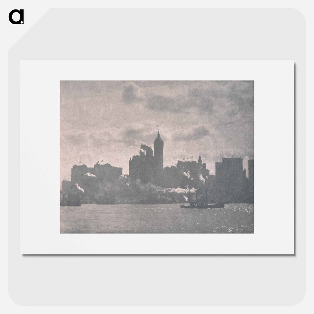 Lower Manhattan - アルフレッド スティーグリッツ Poster.