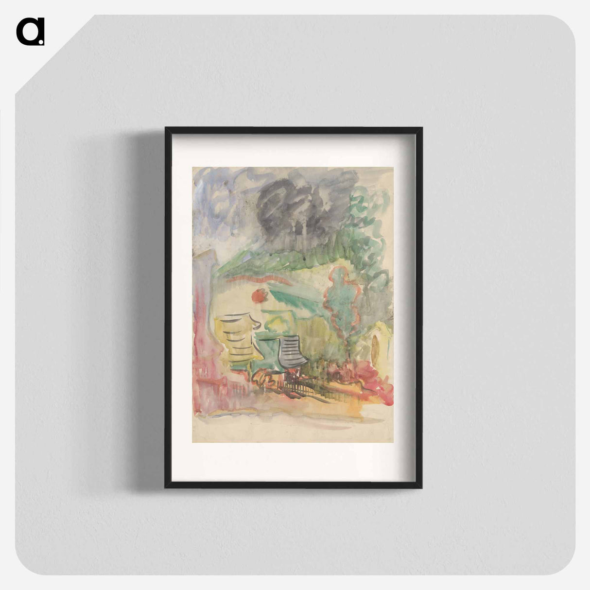 Village motif - アーノルド ピーター ワイズ クビンチャン Poster.