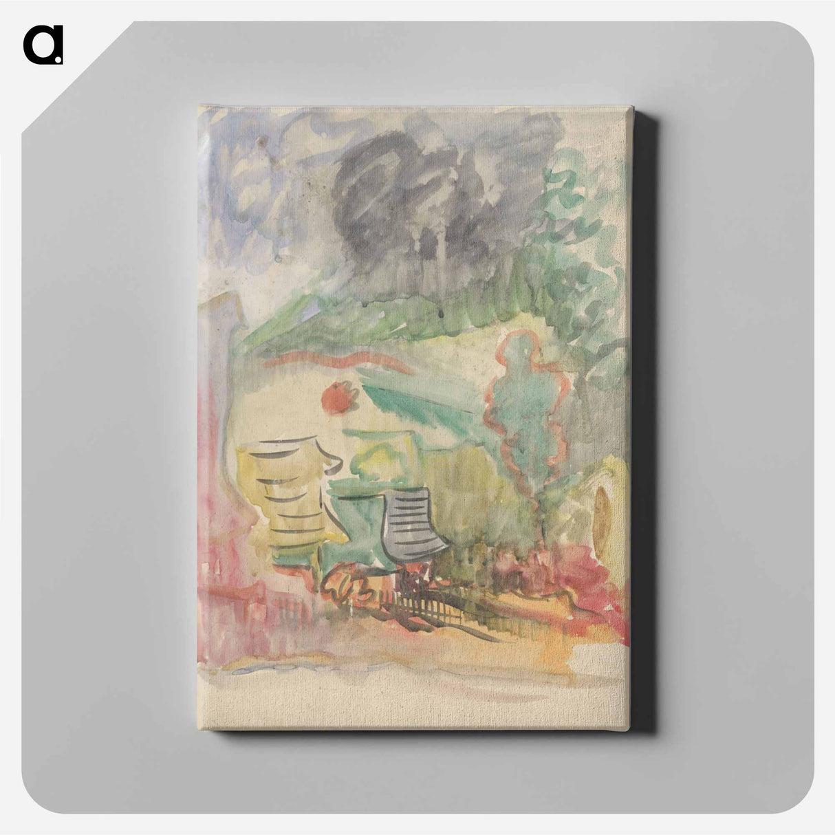 Village motif - アーノルド ピーター ワイズ クビンチャン Canvas.