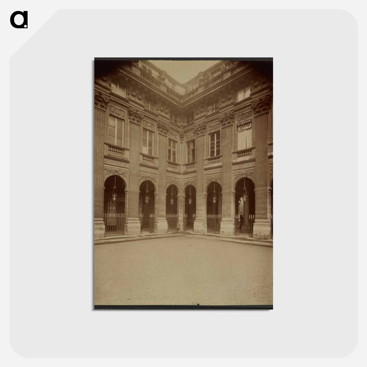 アートポストカード-Palais-Royal
- ウジェーヌ アジェ Postcard.