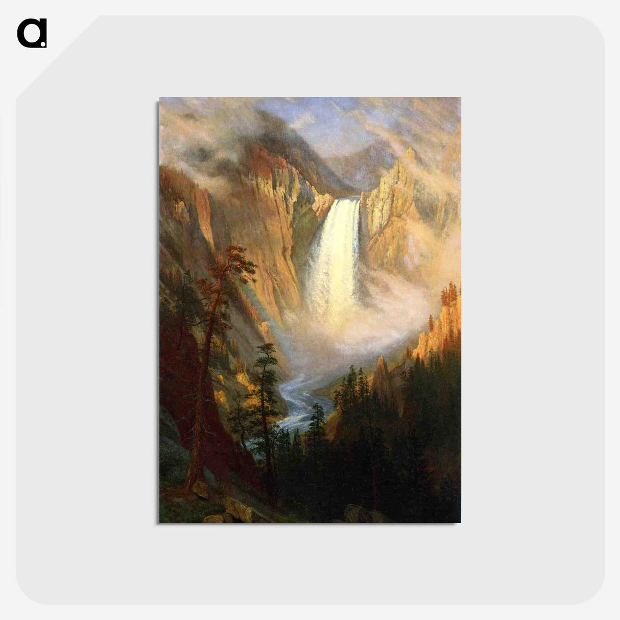 2-84_Albert-Bierstadt_postcard
