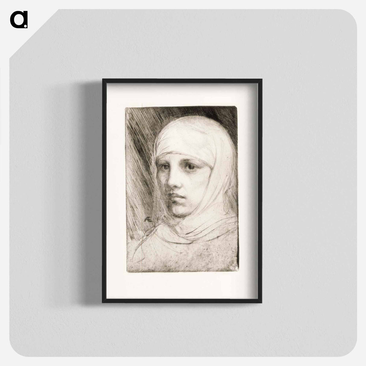 Madonnan pää - アルバート エーデルフェルト Poster.