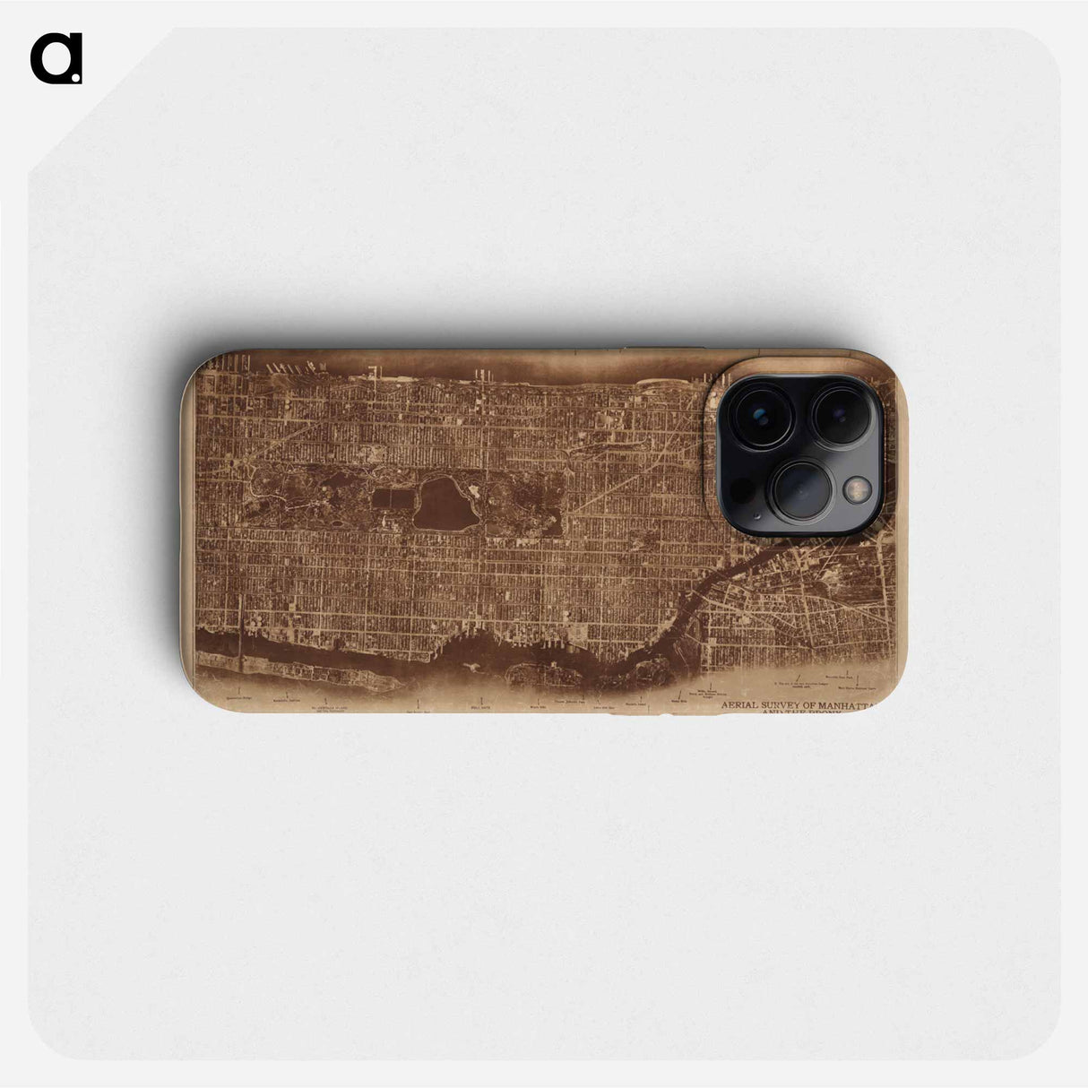 New York City - アンティーク地図 Phone Case.