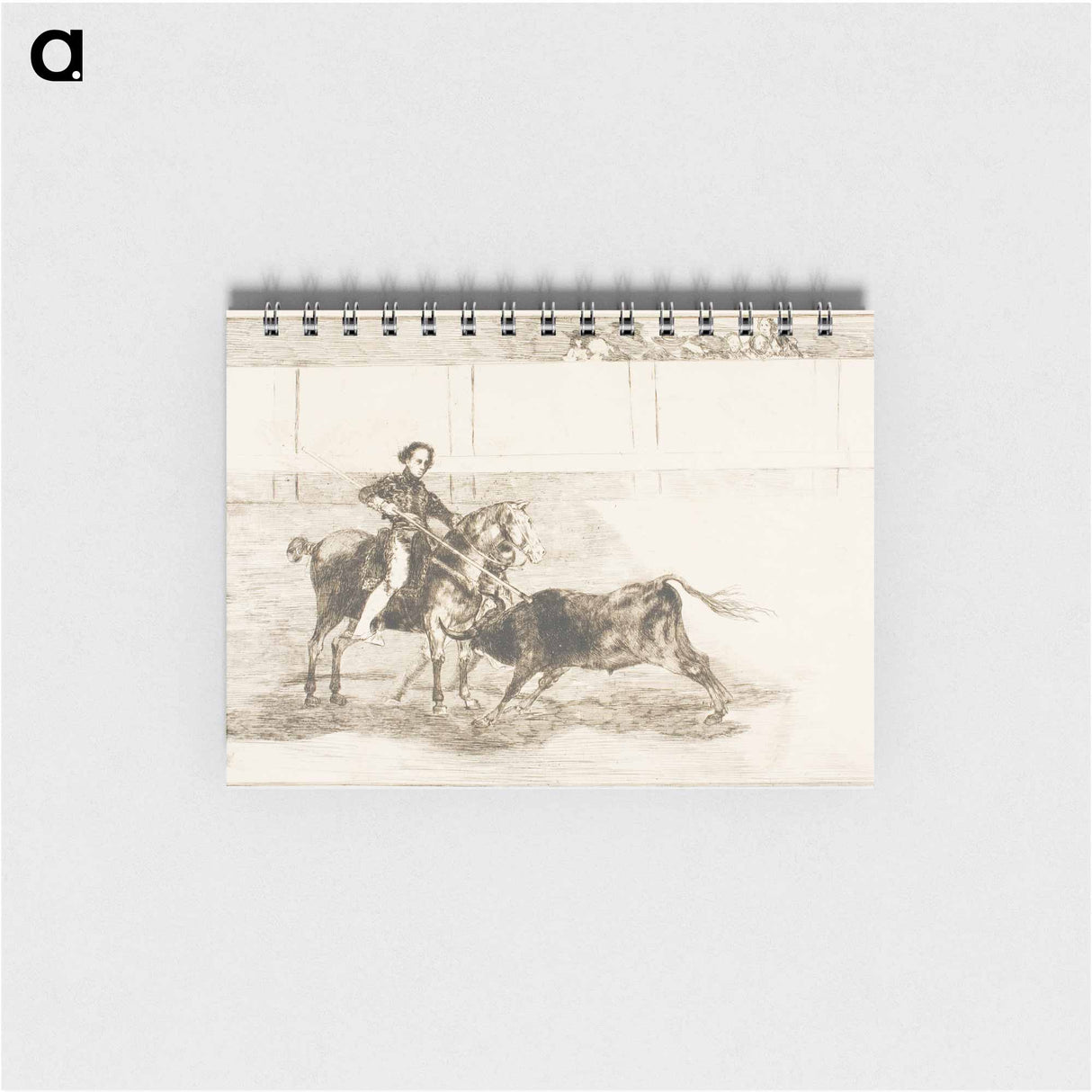 Manly courage of the celebrated Pajuelera in the ring at Saragossa - Francisco de Goya Memo.