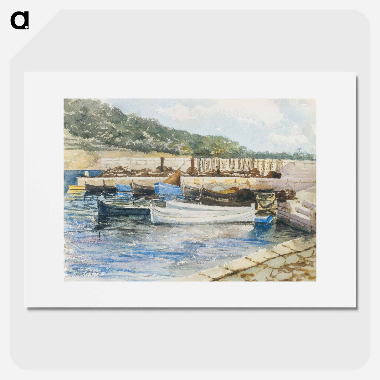 Boats - John Singer Sargent Poster.