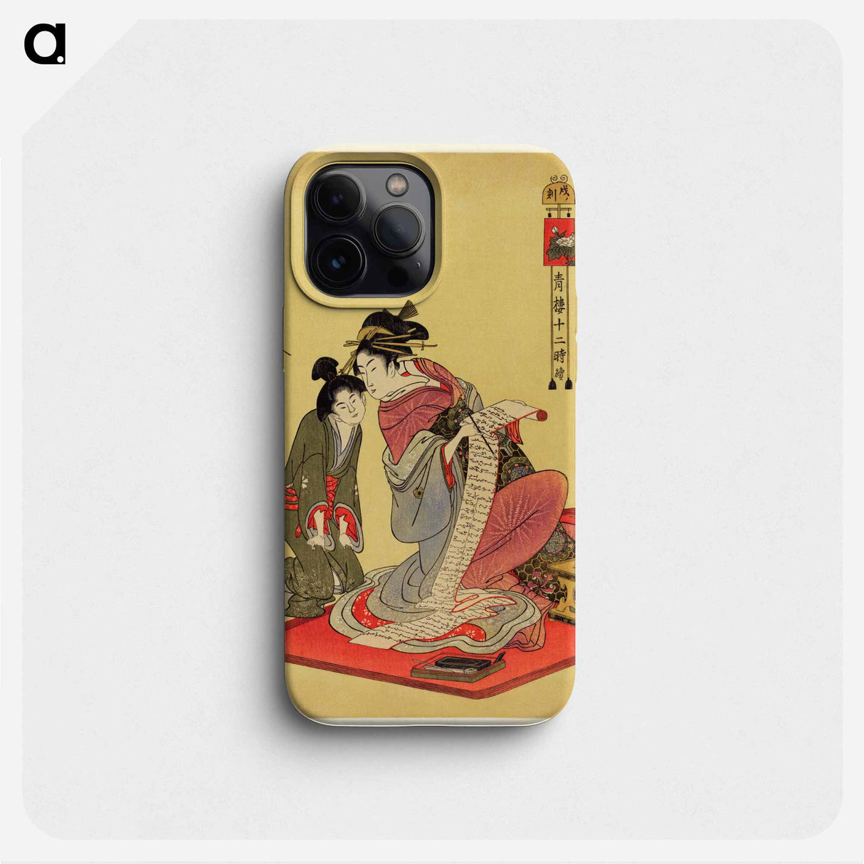 Inu no Koku - 喜多川 歌麿 Phone Case.