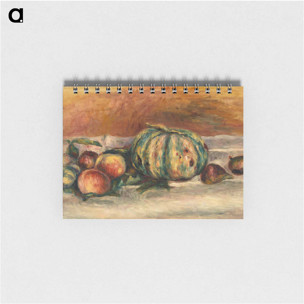 Still Life with Melon - ピエール オーギュスト ルノワール Memo.