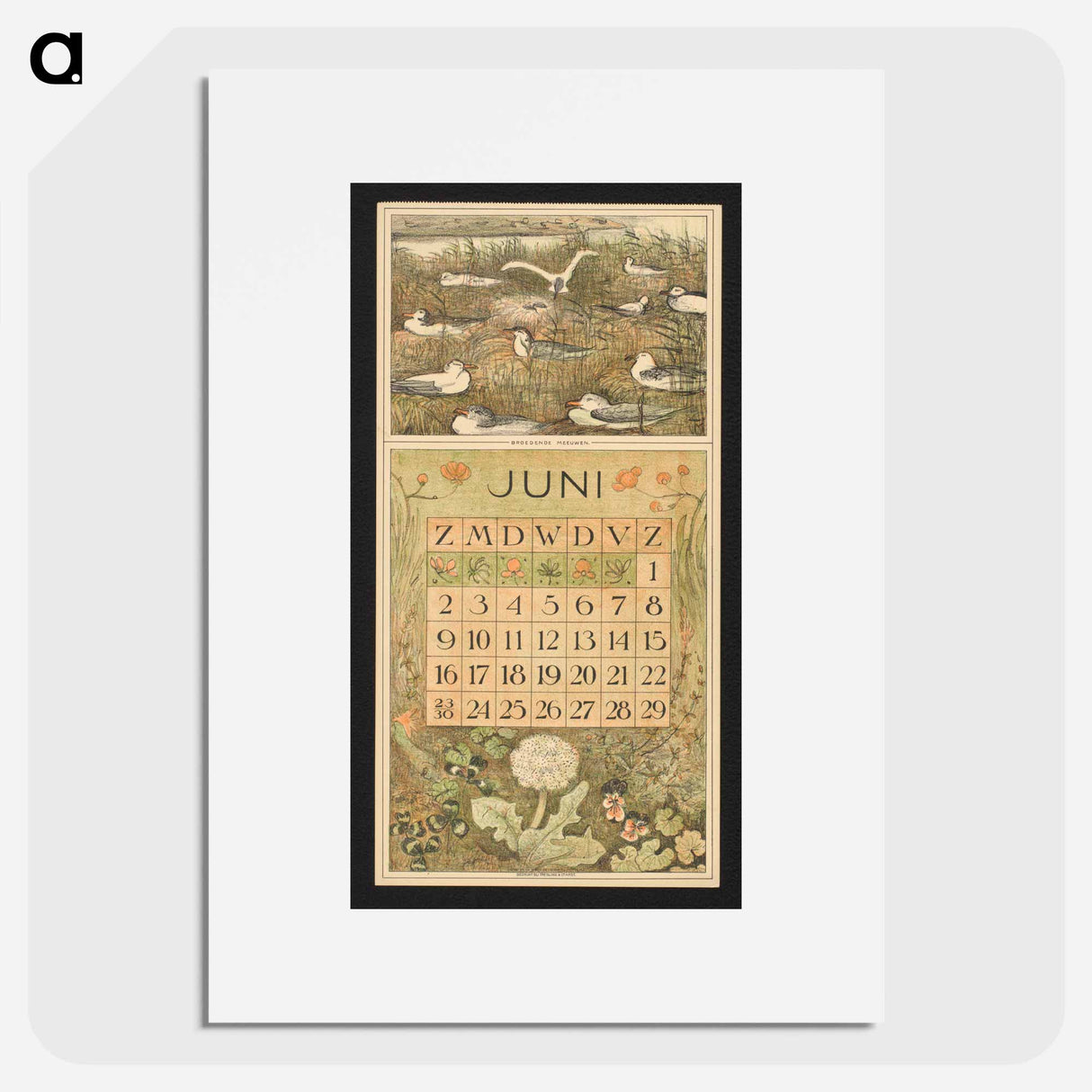 Collection of paintings by Theo van Hoytema - Theo van Hoytema Poster.