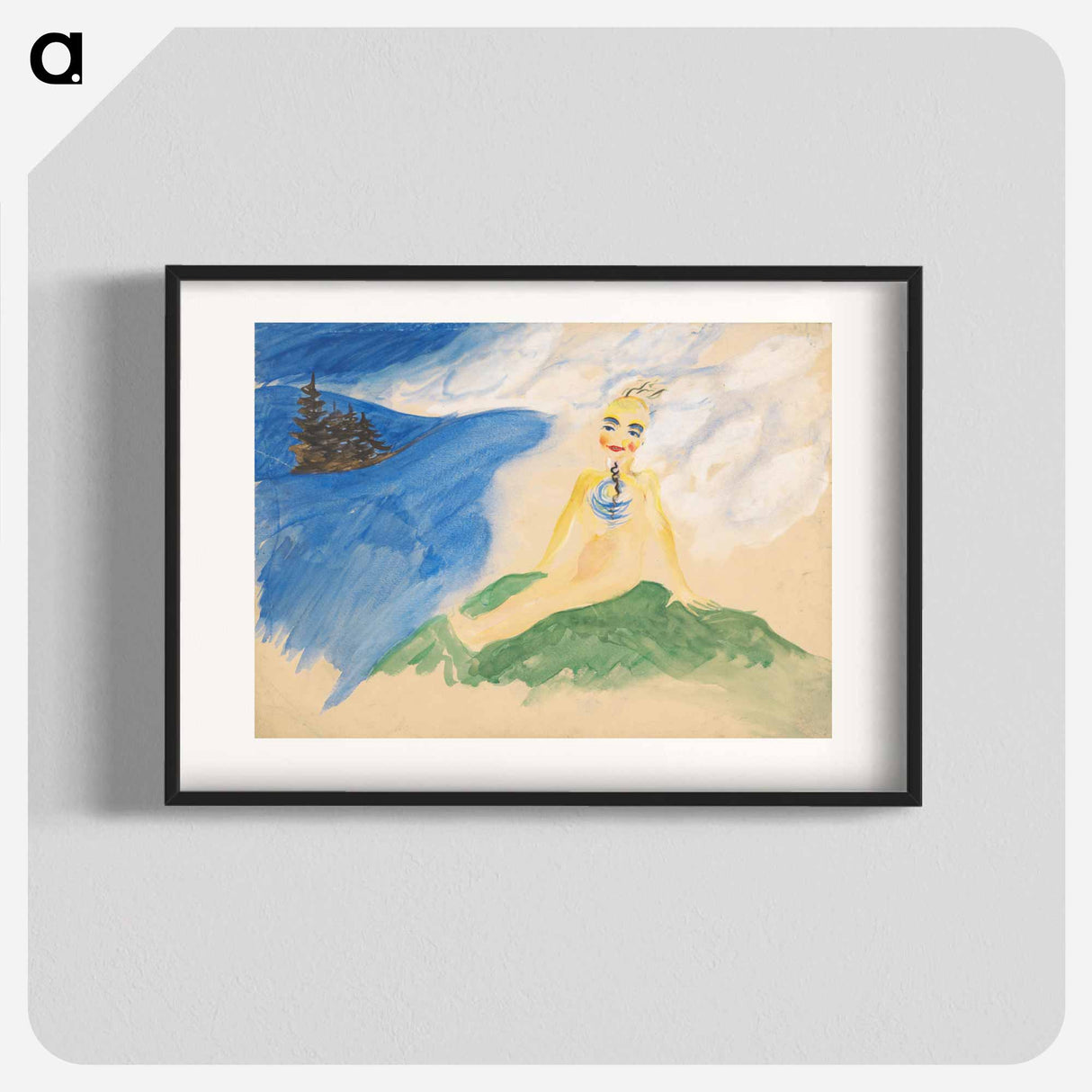 Fairy tale motif - アーノルド ピーター ワイズ クビンチャン Poster.