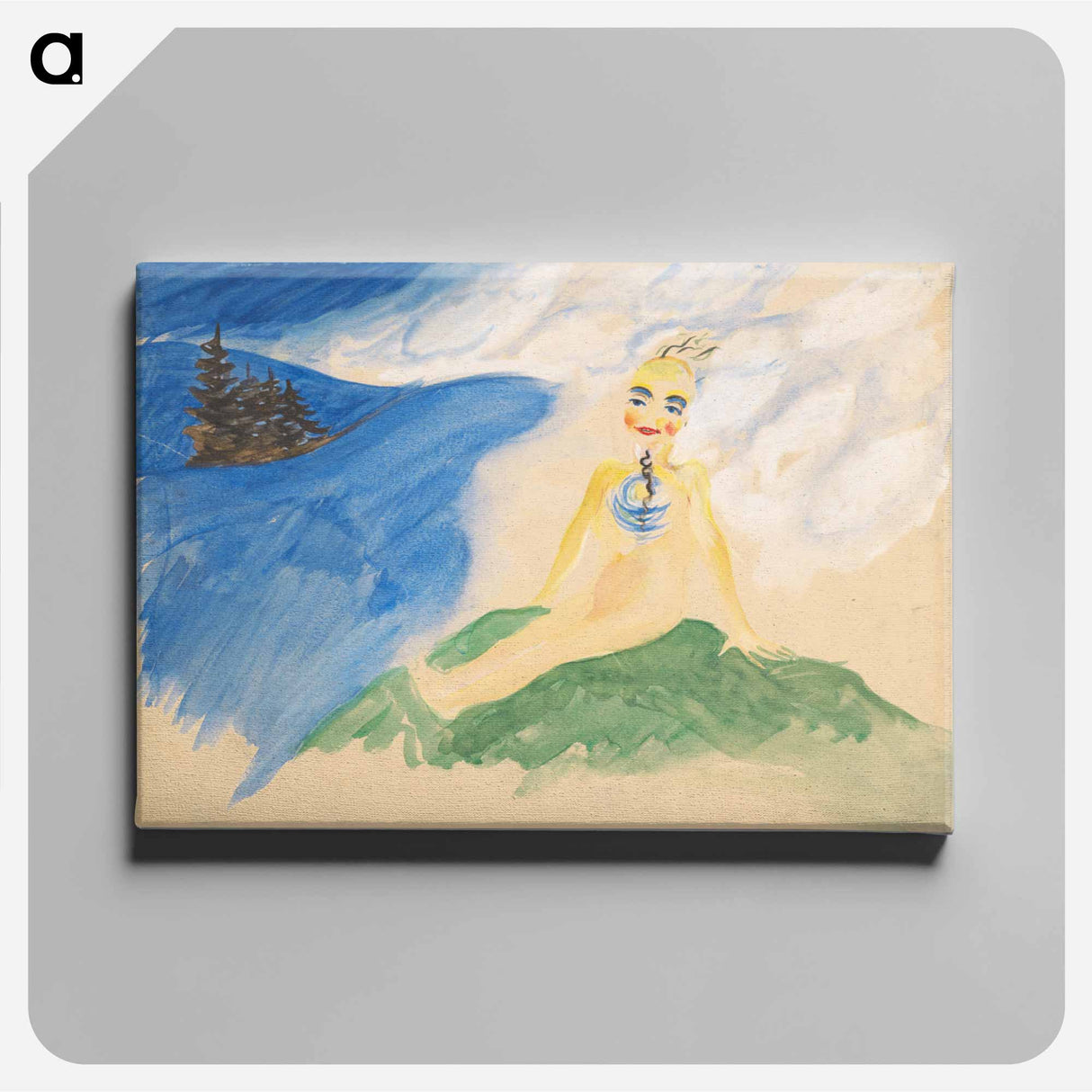 Fairy tale motif - アーノルド ピーター ワイズ クビンチャン Canvas.