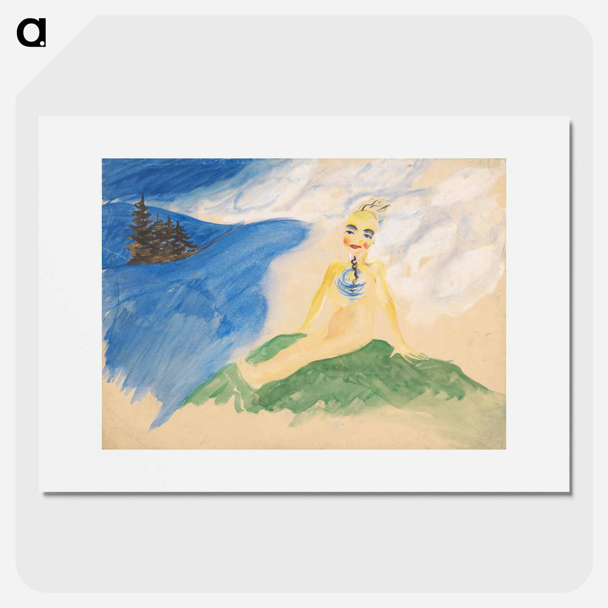 Fairy tale motif - アーノルド ピーター ワイズ クビンチャン Poster.