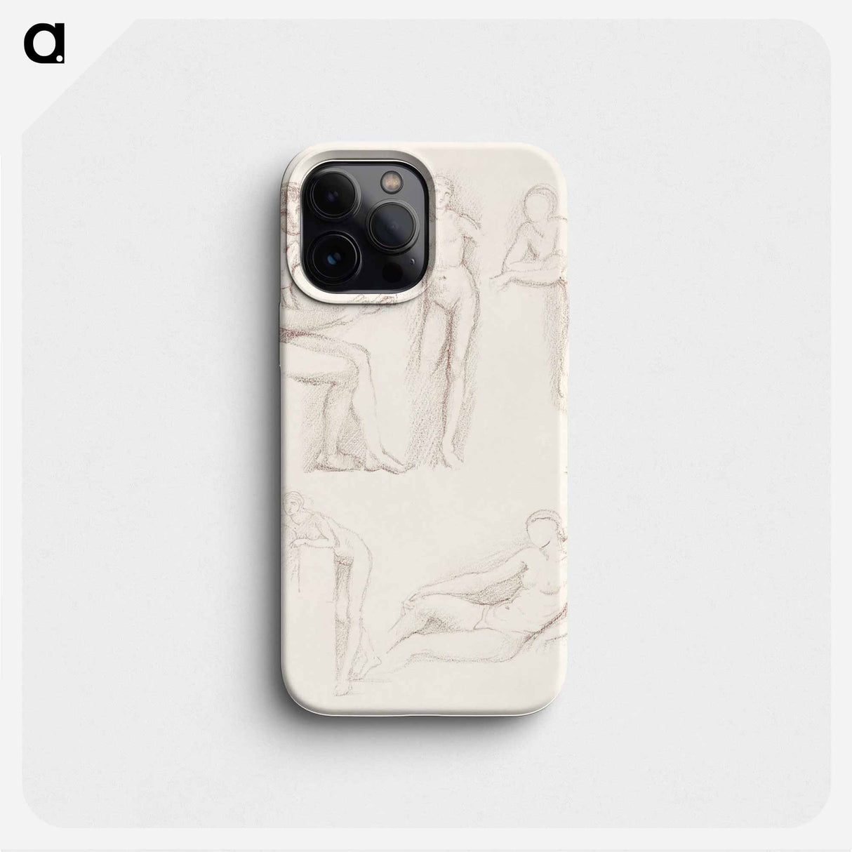 Female Nude: Five Studies - エドワード バーン ジョーンズ Phone Case.