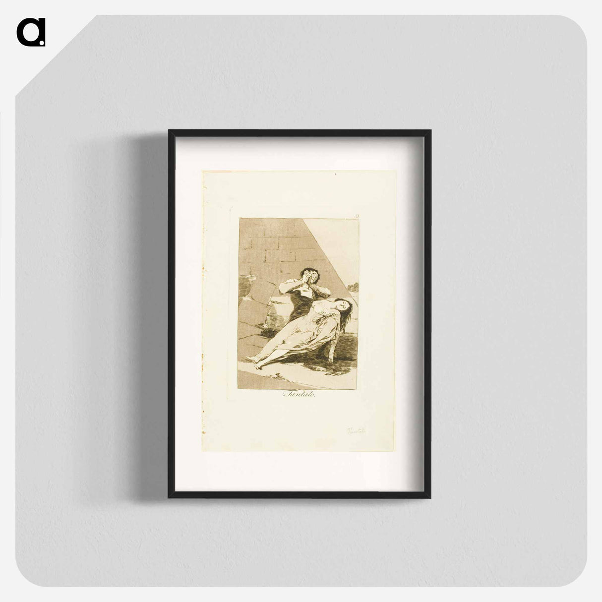 Tantalus - Francisco de Goya Poster.