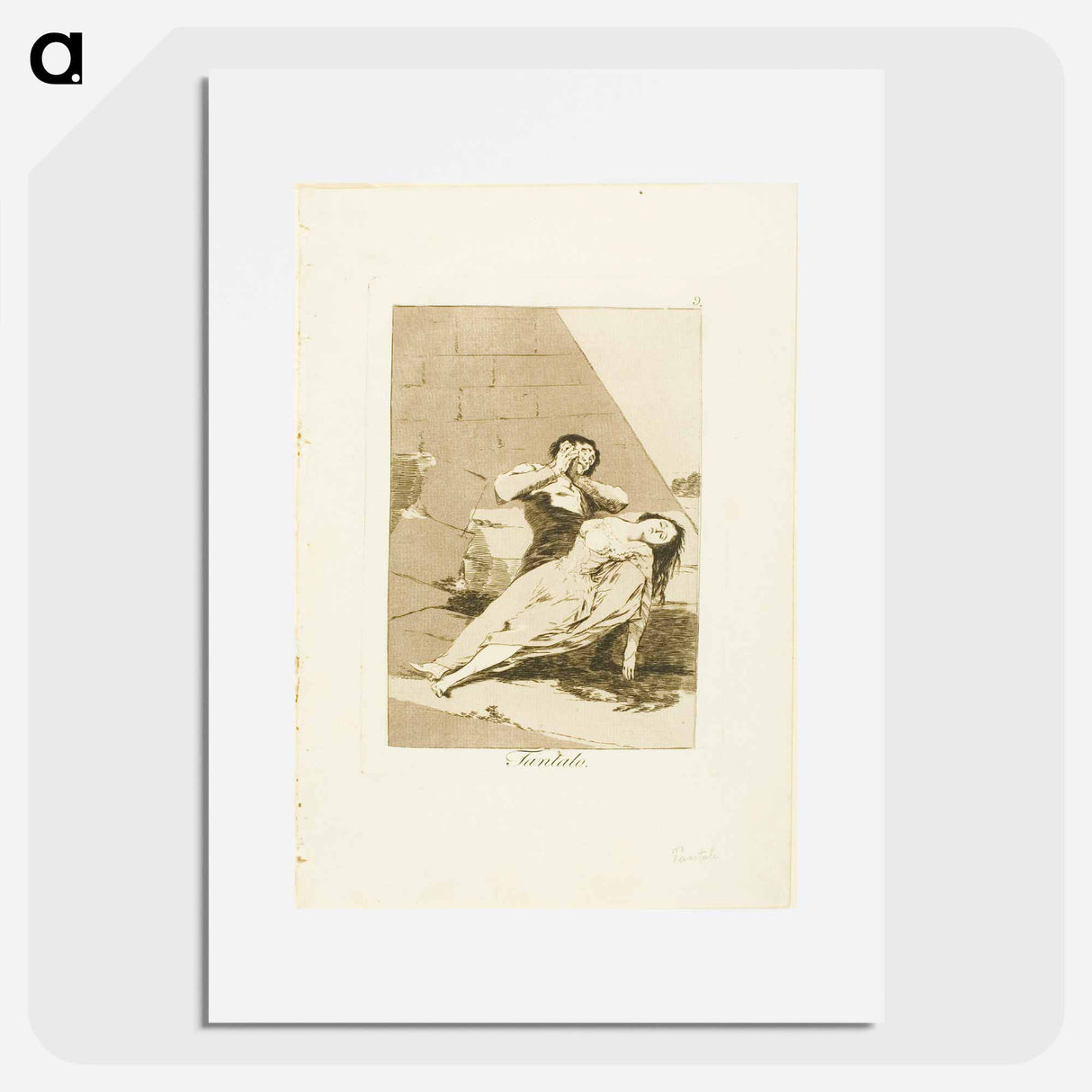 Tantalus - Francisco de Goya Poster.