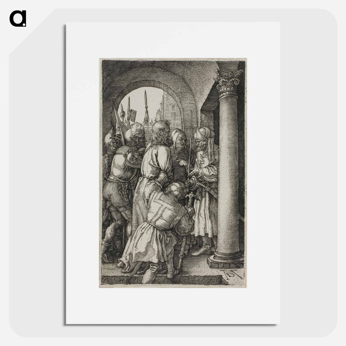 Christ Before Pilate - アルブレヒト デューラー Poster.