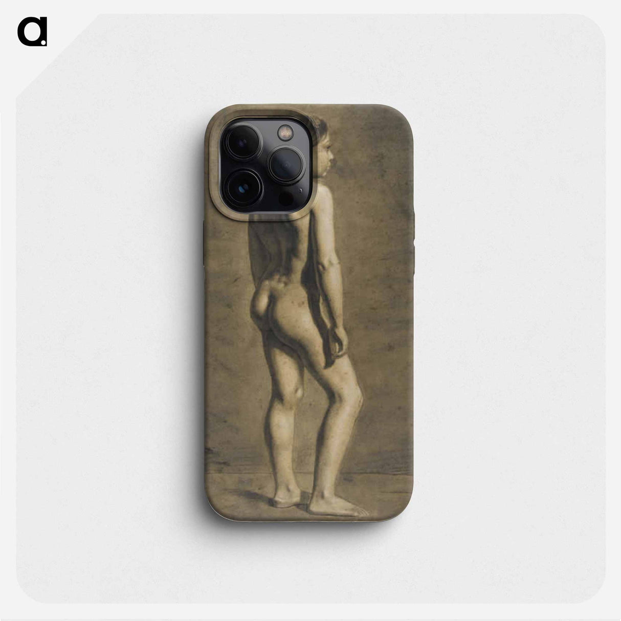 Academy of young woman - ウジェーヌ ドラクロワ Phone Case.