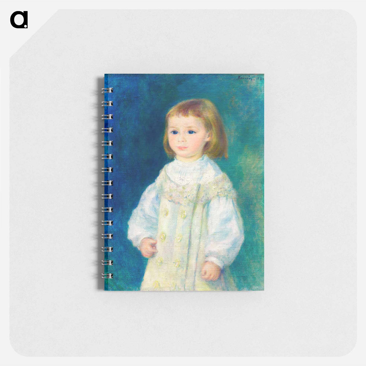 Lucie Berard (Child in White) - ピエール オーギュスト ルノワール Memo.