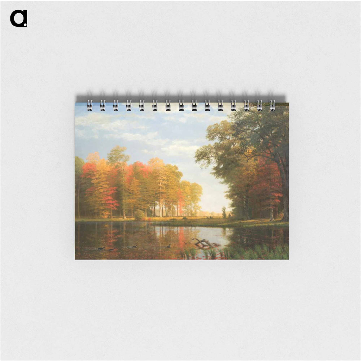 アートメモ帳-Autumn Woods - アルバート ビアスタット Memo.